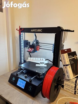 Eladó Anycubic Mega S 3D nyomtató csendesített, extrákkal