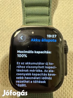 Eladó Apple Watch Ultra 3 kiváló állapotban!