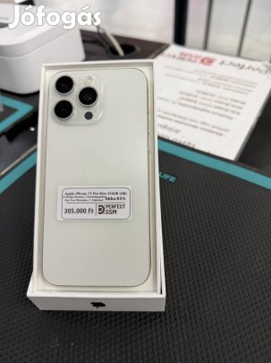 Eladó Apple iphone 15 Pro Max 256GB