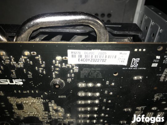 Eladó Asus R9270 Gddr5 2gb 256bit vga