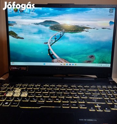 Eladó Asus Tuf Gaming F15 FX506HC laptop.