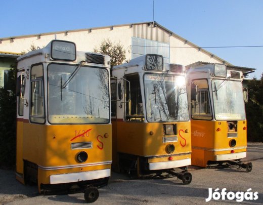 Eladó BKV Villamos Ganz valódi villamos dekoráció reklám (463)