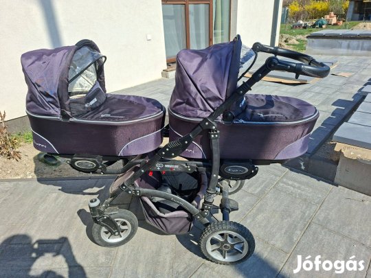 Eladó Babyactive Twinni 3in1 használt Iker babakocsi!