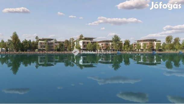 Eladó Balaton parti, újépítésű okos lakás Balatonszemesen