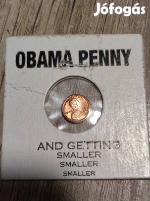 Eladó Barack Obama emlék érme.