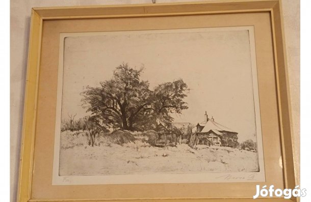 Eladó Beron Gyula - Fa - rézkarc