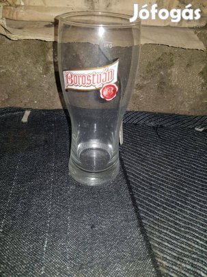 Eladó Borostyán sörös pohár szett új!