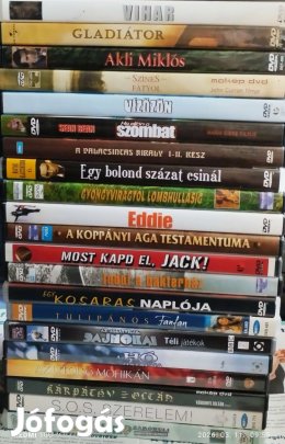 Eladó Budapesten 21 db gyári, jó állapotú Dvdk