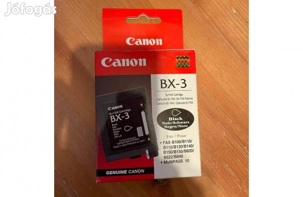 Eladó Canon BX-3 eredeti tintapatron!