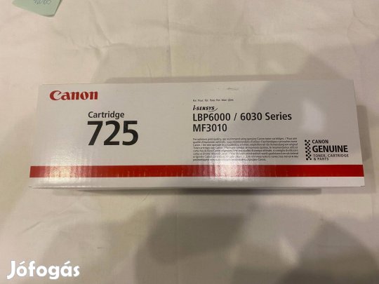 Eladó Canon CRG 725 toner. LBP6000/6030 Series MF3010