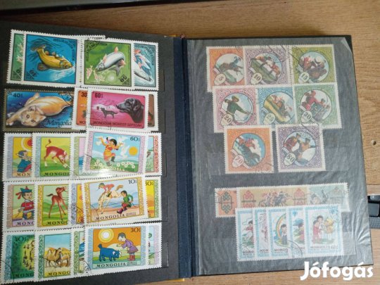 Eladó Csehszlovák és Mongólia bélyegek + Album