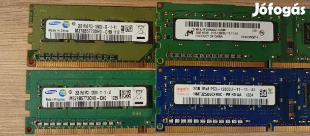 Eladó DDR3 2GB ram memóriák egyben!!!!!