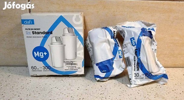 Eladó Dafi Mg+ vízszűrő betét 2 db, új (csomag bontva)