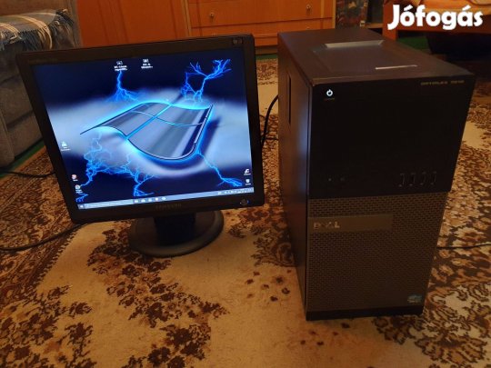 Eladó Dell pc,i5 cpu,12Gb ram,SSD,HDD,win10.+ monitor