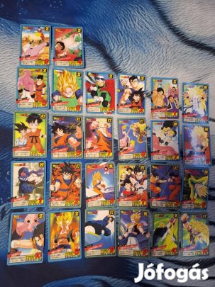 Eladó Dragon Balla szuper battle/ Japán Power levél teljes set kártya