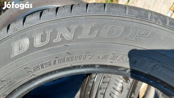 Eladó Dunlop 215/60 R17 enasave300+ gyári nyári gumi szett Toyota Co