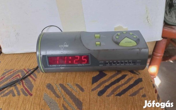 Eladó Edutec rádiós ébresztő óra