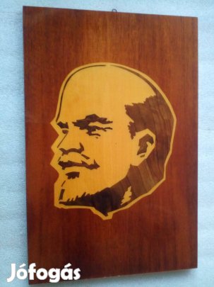 Eladó Fa intarziás falikép "Lenin"