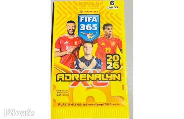 Eladó Fifa 365 2026-os Adrenalyn XL focis kártyák