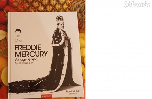 Eladó Freddie Mercury könyv és Bohém Rapszódia DVD