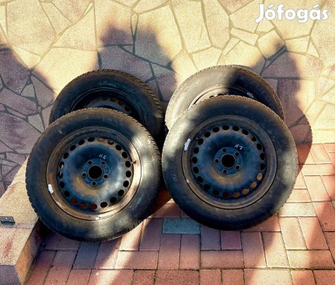 Eladó Fulda 215/60 R16 téli garnitúra lemezfelnin