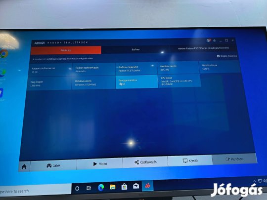 Eladó Gamer PC - RX 570 8GB / 16GB RAM / RGB ház / SSD