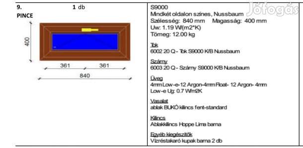 Eladó Gealan bukóablak