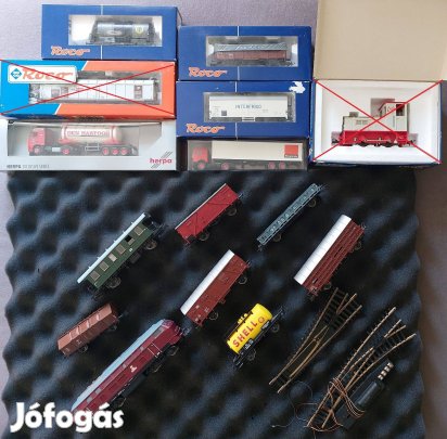 Eladó H0-as Roco, Piko, Herpa, Marklin és Fleischmann modellek és vált