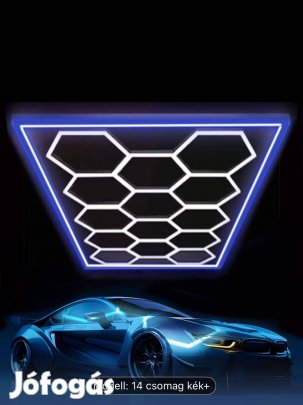Eladó Hatszögletű 14 darabos Méhsejt lámpa!3 féle!