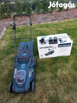 Eladó Hyundai akkumulátoros fűnyíró és ütvefúró-csavarozó együtt