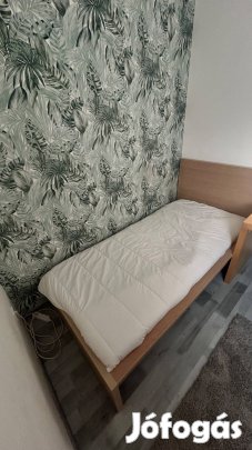 Eladó IKEA Malm ágy 90x200 barna/bézs