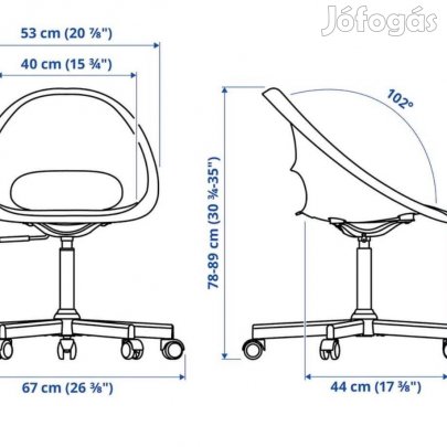 Eladó IKEA irodai gördülős szék