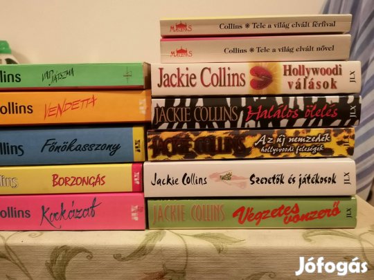 Eladó Jackie Collins könyv csomag