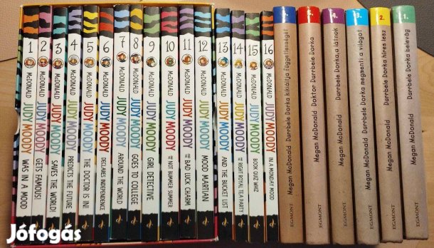 Eladó Judy Moody-Durrbele Dorka könyv sorozat angol/magyar
