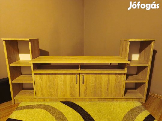Eladó Jysk Evetofte világos tölgyszínű TV-állvány