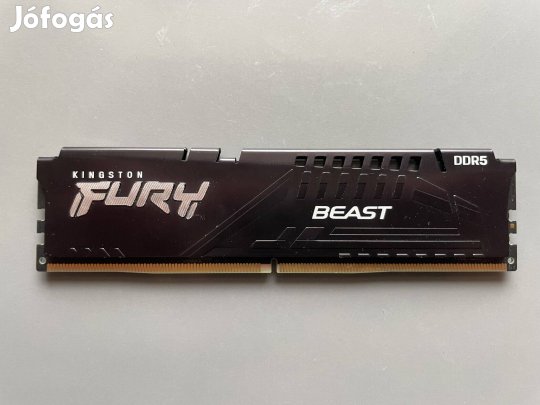 Eladó Kingston Fury Beast 32GB 5200MT/s CL40 DDR5 RAM
