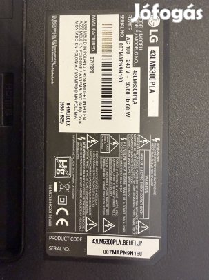 Eladó LG tv ami tökéletes működik nekünk