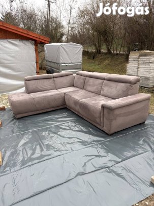 Eladó L alakú sarokkanapé - frissen kárpittisztítva!