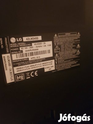 Eladó Lg42ln5400