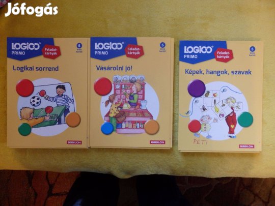 Eladó Logico primo fejlesztő lapok,3 db