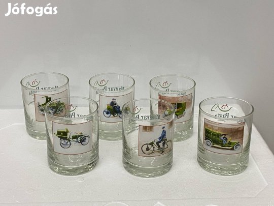 Eladó Magyar posta üveg pohár készlet
