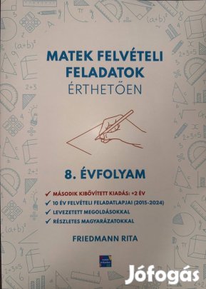Eladó Matek központi felvételi feladatok megoldással