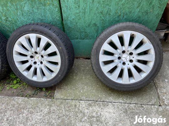 Eladó Mercedes Alu 17" felni + 2024-es téli gumi szett!