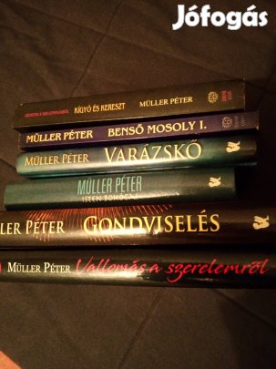 Eladó Müller Péter könyvek 6 db