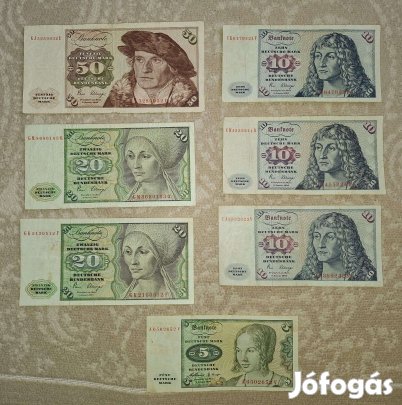 Eladó NSZK (Németország) 125.- DM (márka) 1980. - Egyben eladó,!