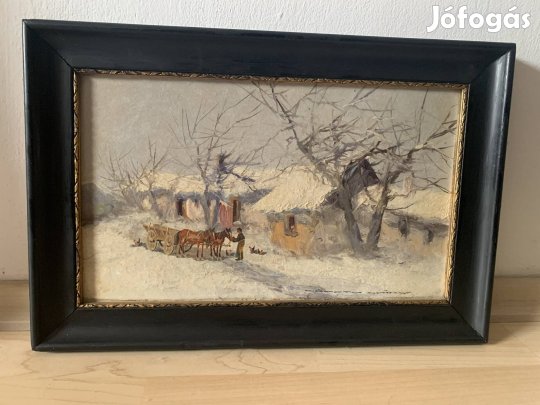 Eladó Németh György (1888-1962) Kedvelt Témájú Kvalitásos Festménye!!!