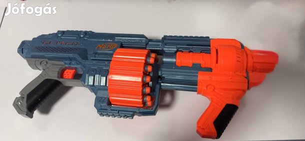 Eladó Nerf E9527 Elite 2.0 Shockwave RD-15 Játék Szivacslövő Fegyver 