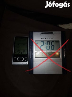 Eladó Oregon digitális óra, hőmérő, naptár