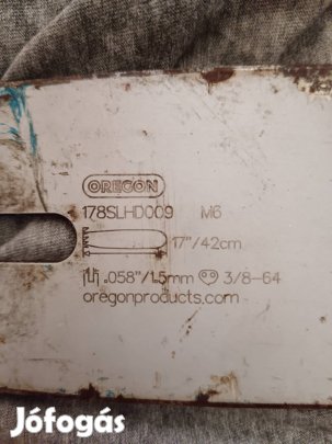 Eladó Oregon vezető lánc nélkül jó állapotban