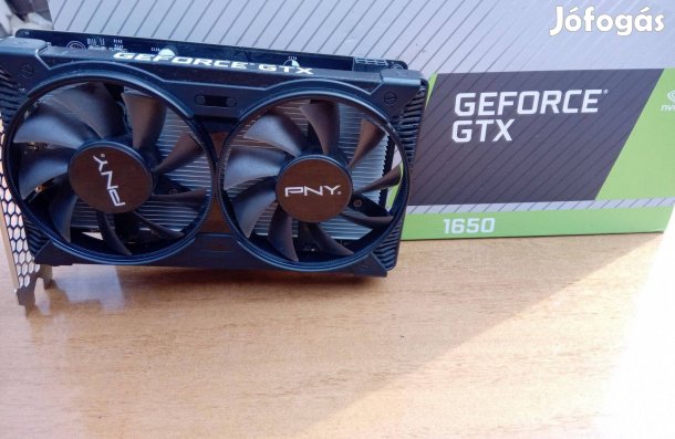 Eladó PNY Geforce Gtx 1650 4GB Gddr6 Dual Fan videókártya !
